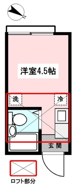 ヴェルジェ滝頭の間取り