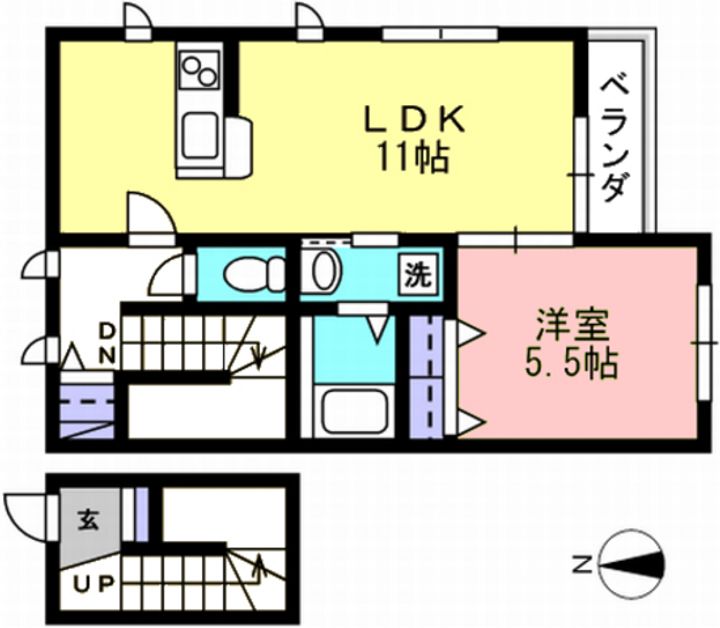 むつみコートの間取り