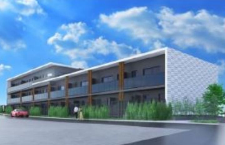 アジールコート都立大学の外観