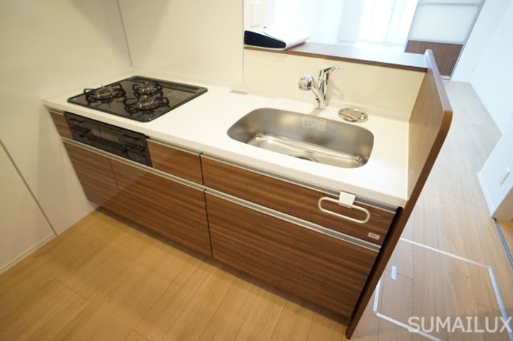 熊本県熊本市中央区出水6(アパート)の賃貸物件のキッチン