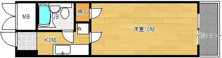 ハイネス横川の間取り