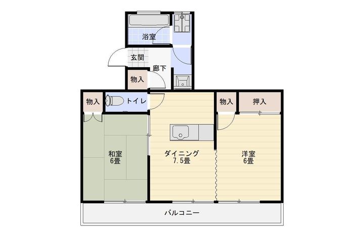 ルーメンビル2の間取り