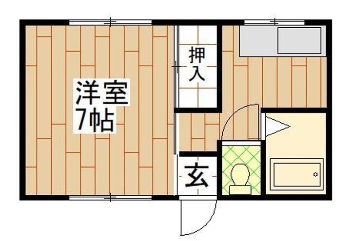 コーポ白樺の間取り