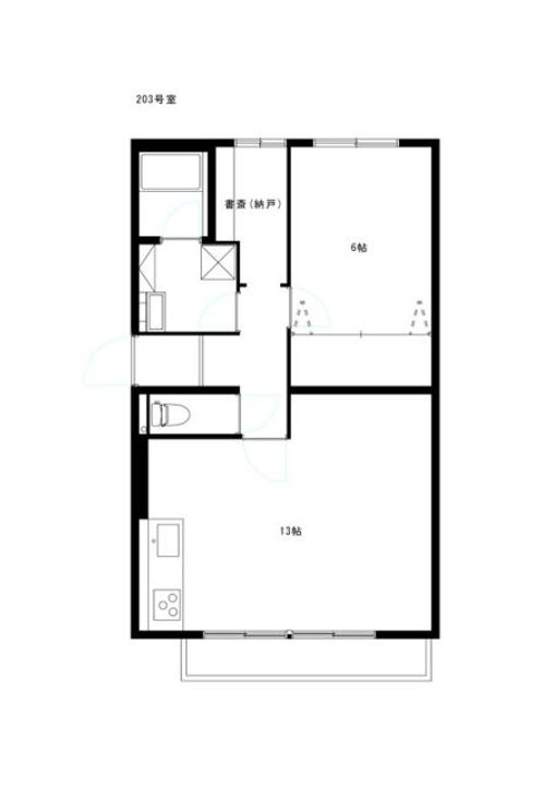 エード白川の間取り