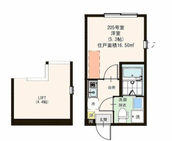 東京都練馬区関町南1(アパート)の賃貸物件の間取り