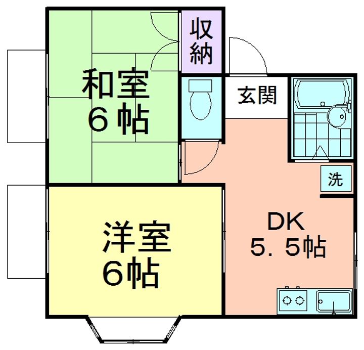 メゾンプルミエの間取り