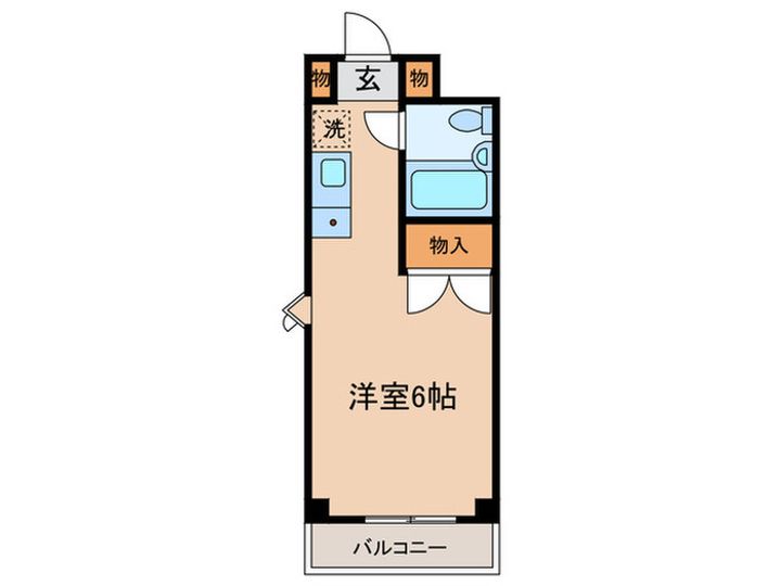 ガーデニア新町KマンションAの間取り