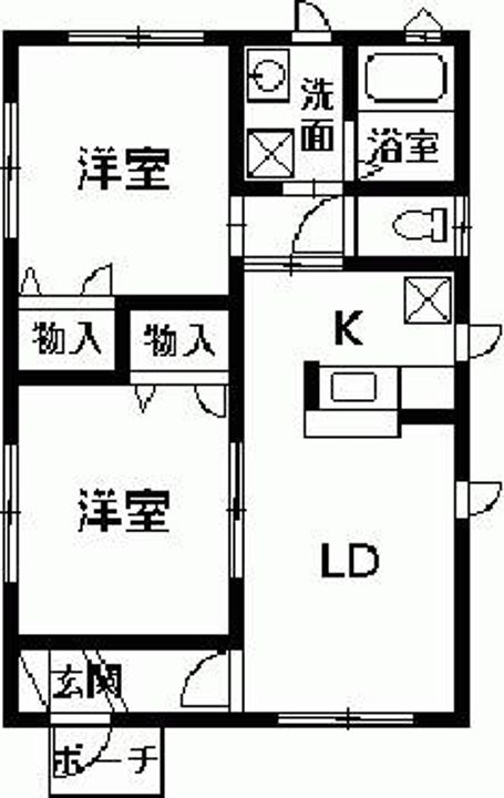 群馬県伊勢崎市下触町(一戸建)の賃貸物件の間取り