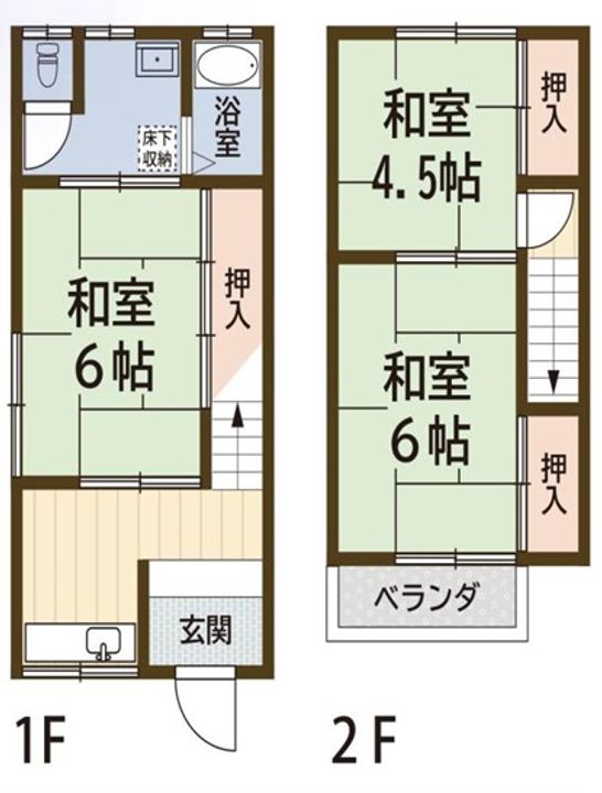 大阪府寝屋川市木田元宮1(一戸建)の賃貸物件の間取り