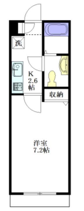 東京都中野区東中野1(マンション)の賃貸物件の間取り