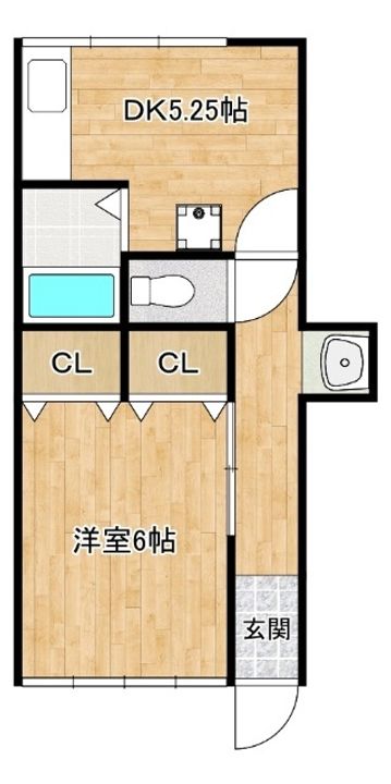 赤穂アパートの間取り
