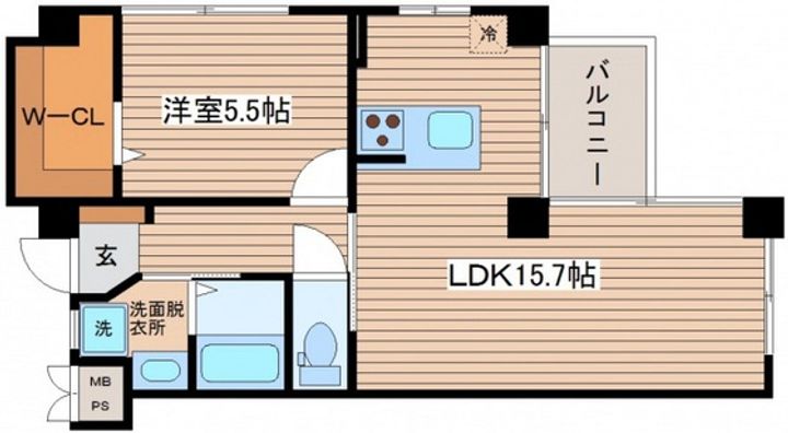 コートドール2の間取り