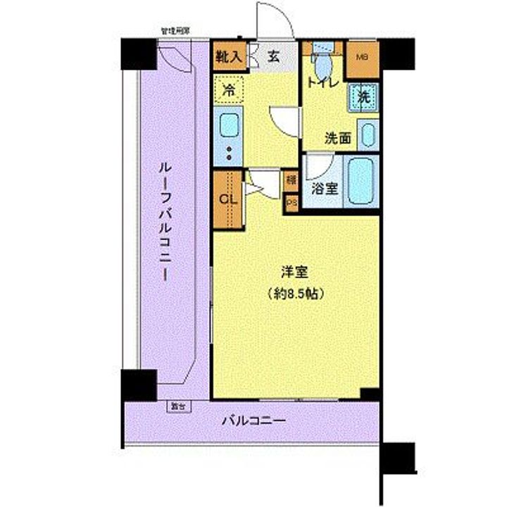 ジェノヴィア本羽田スカイガーデンの間取り