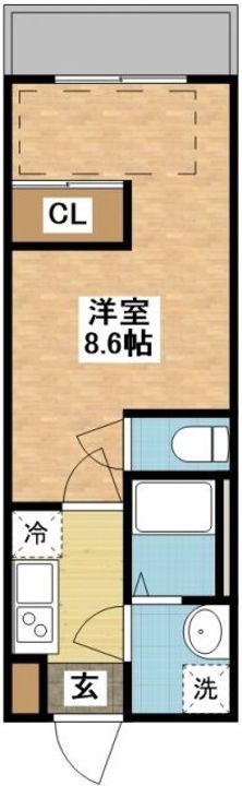 modern palazzo 文教Primaの間取り