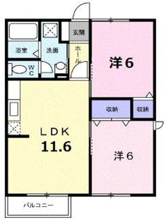 シンフォニーヒルズの間取り