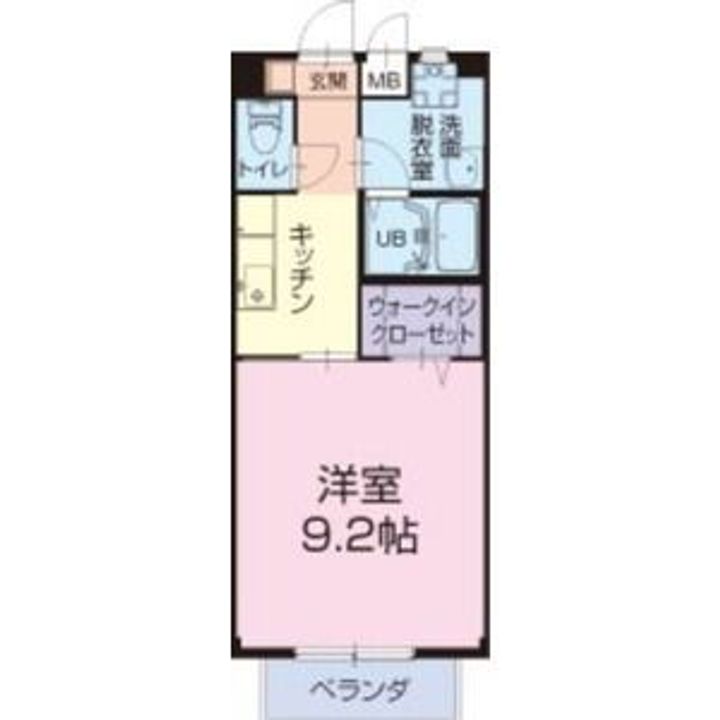 クレアートの間取り