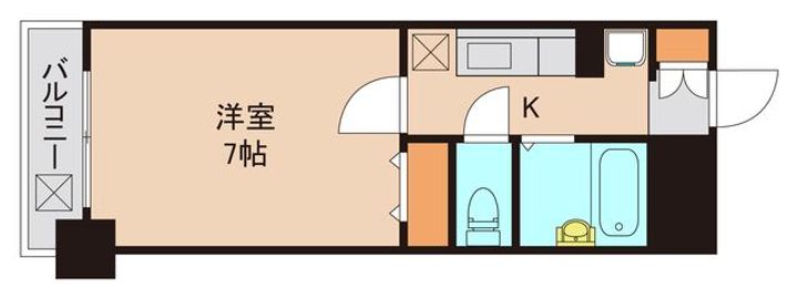 千葉県市川市福栄1(マンション)の賃貸物件の間取り