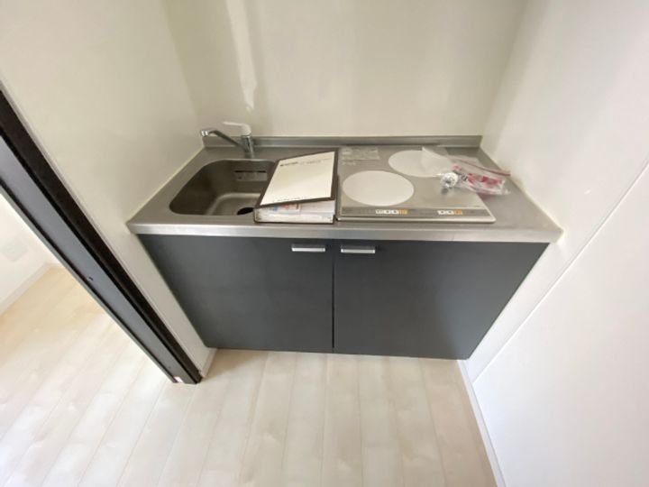 大阪府大阪市旭区清水2(アパート)の賃貸物件のキッチン