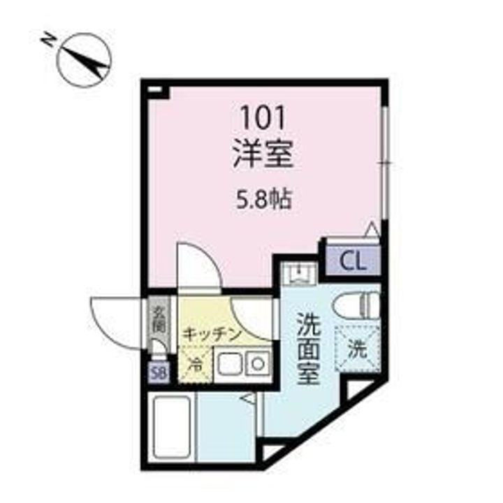 Exentia Motohasunumaの間取り
