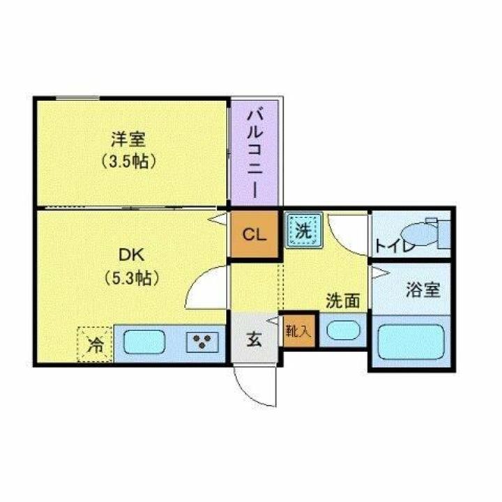 ベルグランデ吉野町の間取り