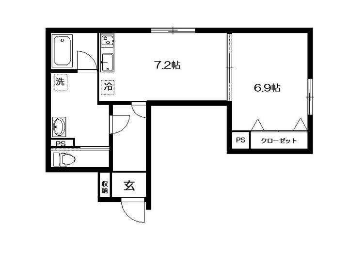 YUKEN沢田ビルの間取り