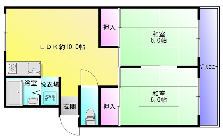 プレジール鹿野の間取り