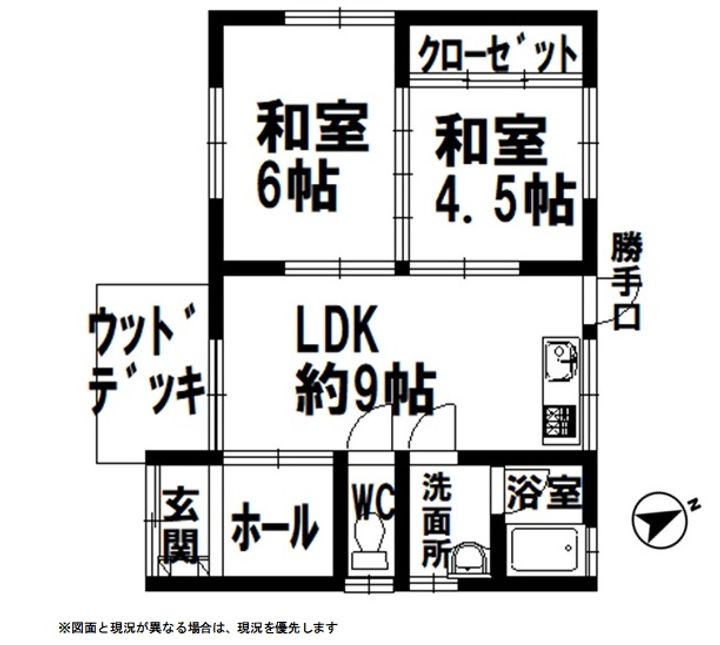 栃木県日光市大室(一戸建)の賃貸物件の間取り