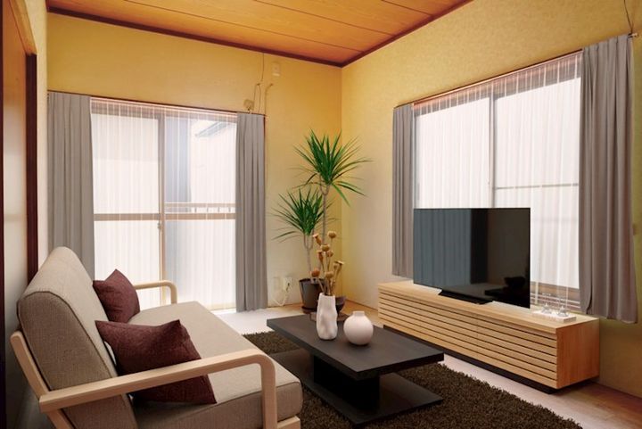 ハイツマコトの居間