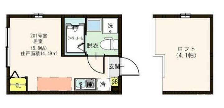 ハーモニーテラス柳原IVの間取り