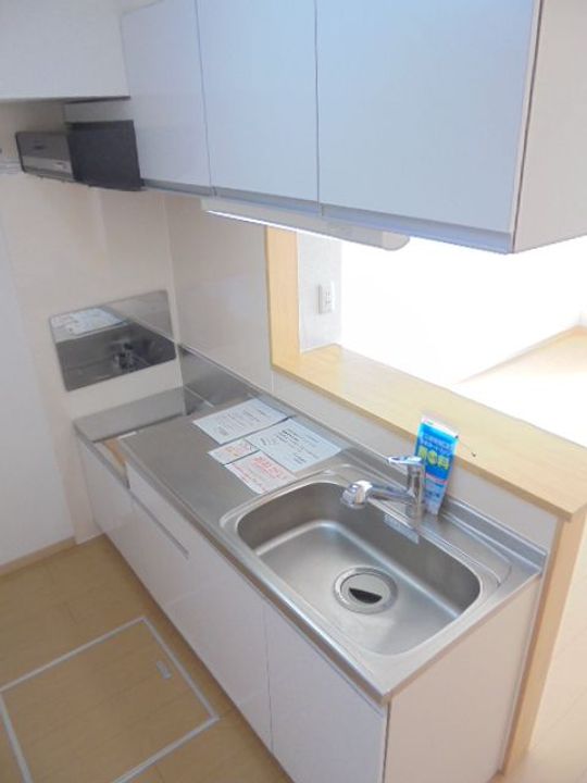 栃木県大田原市加治屋(アパート)の賃貸物件のキッチン