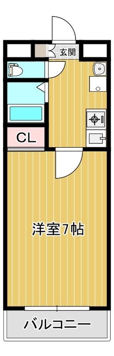 Luce長嶺南の間取り