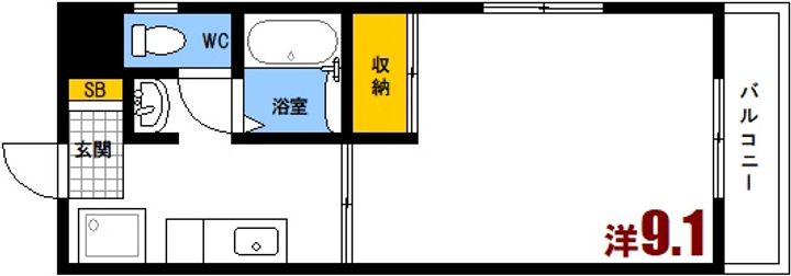 広島県安芸郡府中町茂陰1(マンション)の賃貸物件の間取り