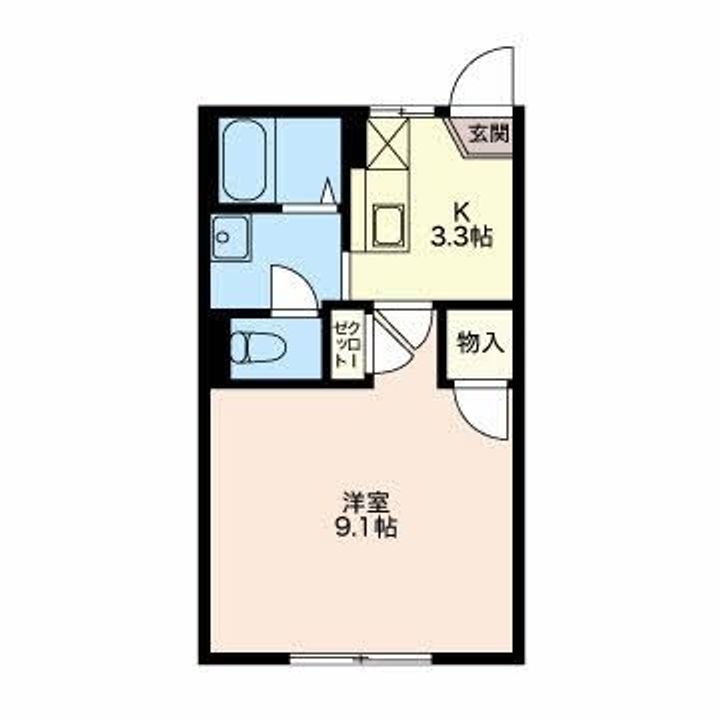 フレグランスステーション Aの間取り