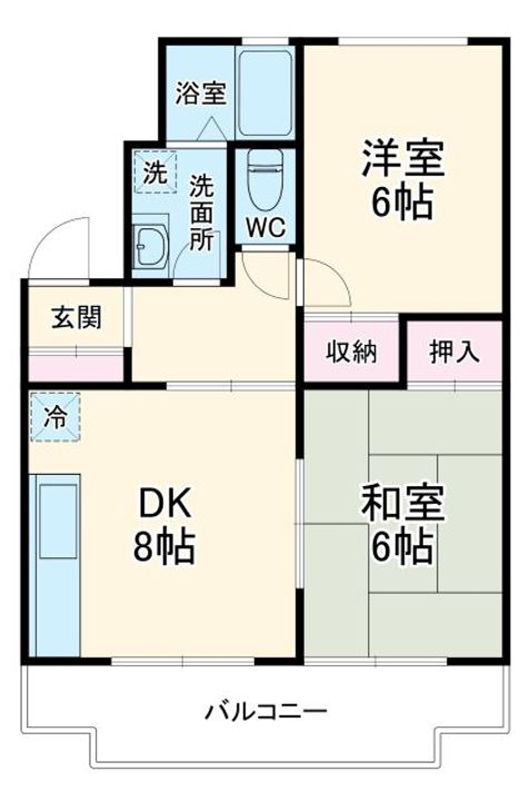 エルソニード粂の間取り