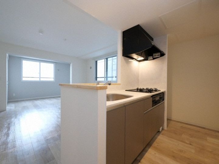 北海道札幌市中央区北二条東9(マンション)の賃貸物件のキッチン