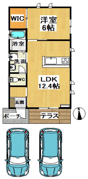 茨城県龍ヶ崎市古城(一戸建)の賃貸物件の間取り