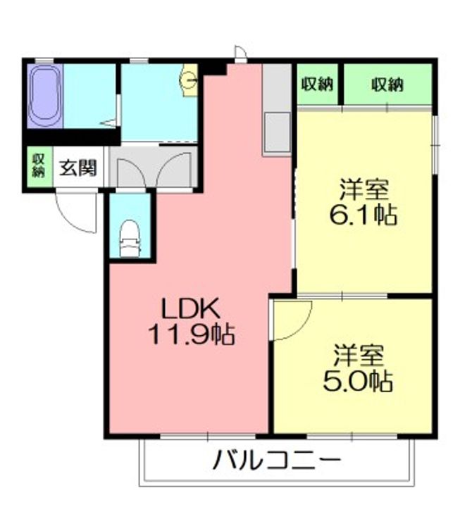 キャロットハウスIIの間取り