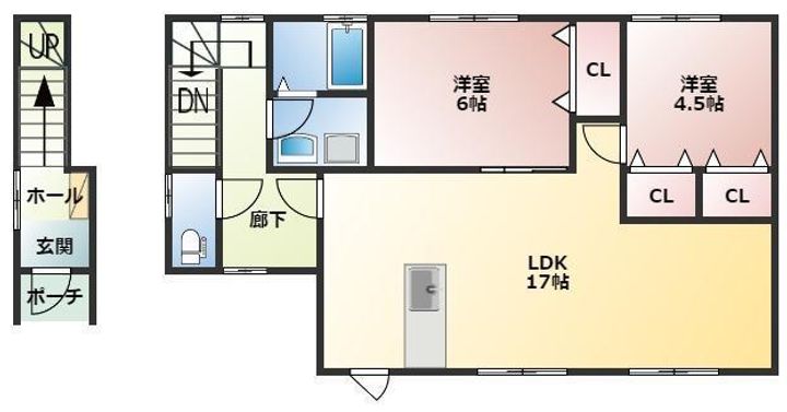 ハウディA・Sの間取り