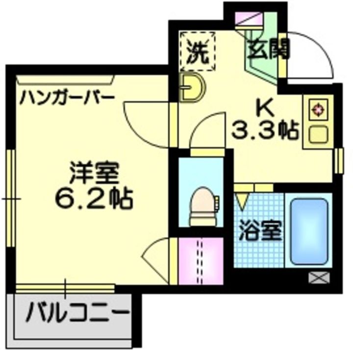 ラフィーヌ目黒の間取り