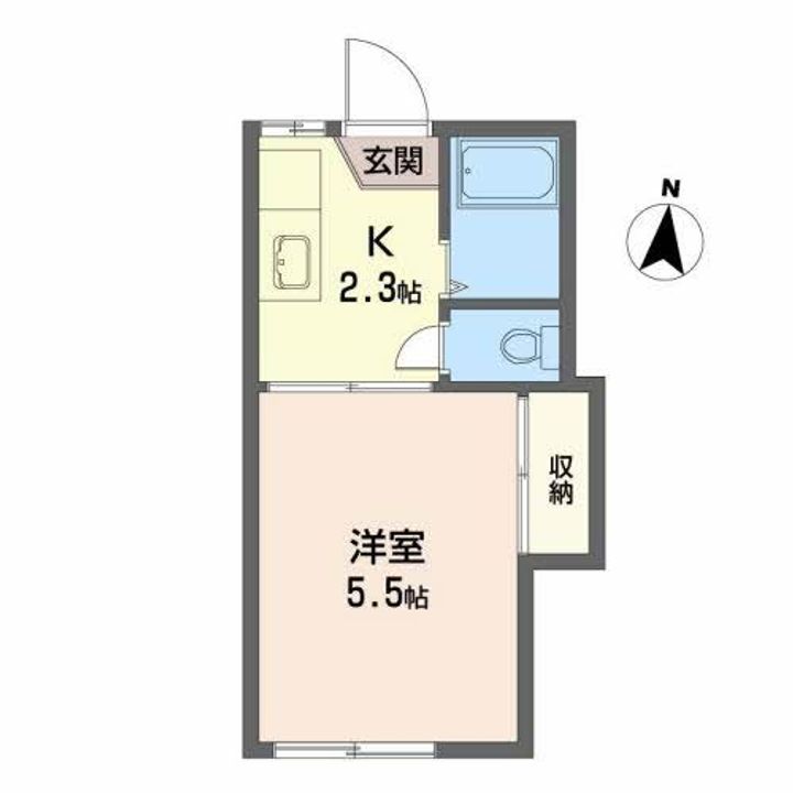 ビューハイツの間取り