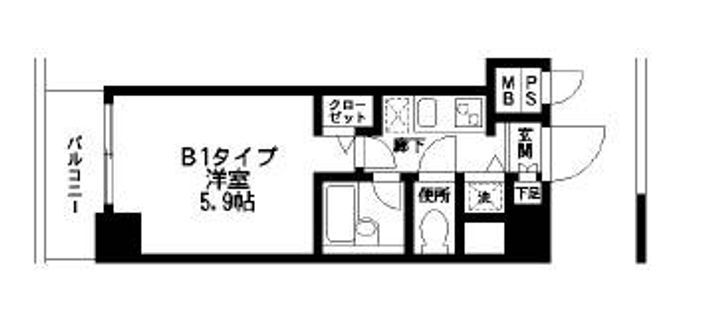 HF練馬レジデンスの間取り