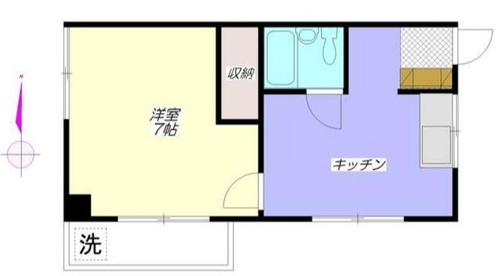東京都江東区北砂3(マンション)の賃貸物件の間取り