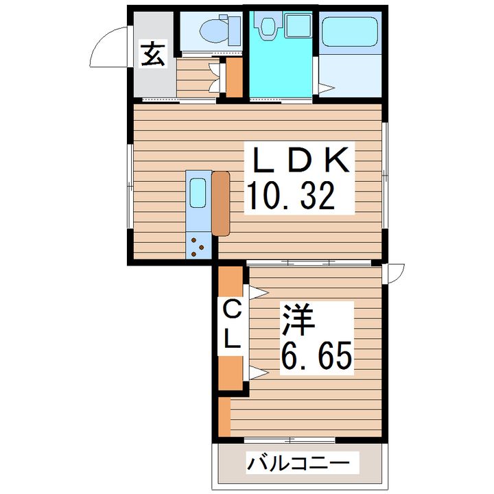 シャーメゾンSKIIIの間取り