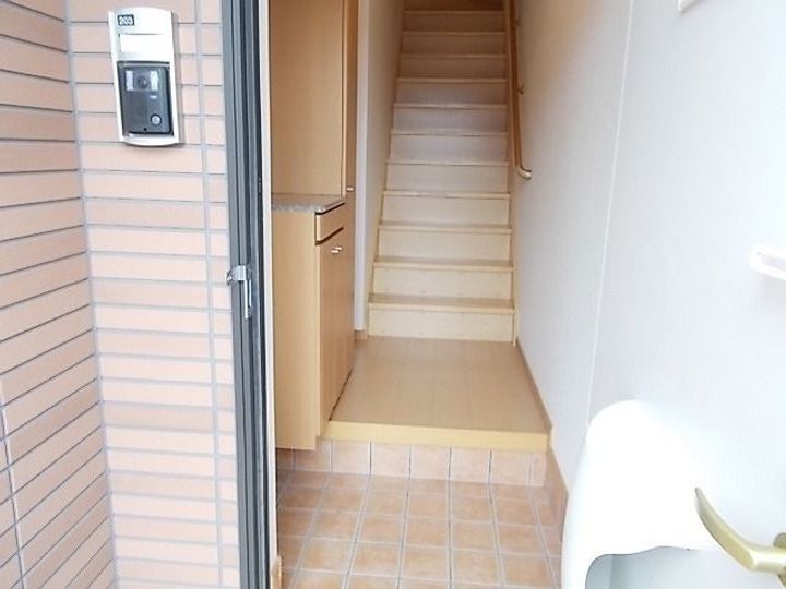 オアシスエイトIIの玄関