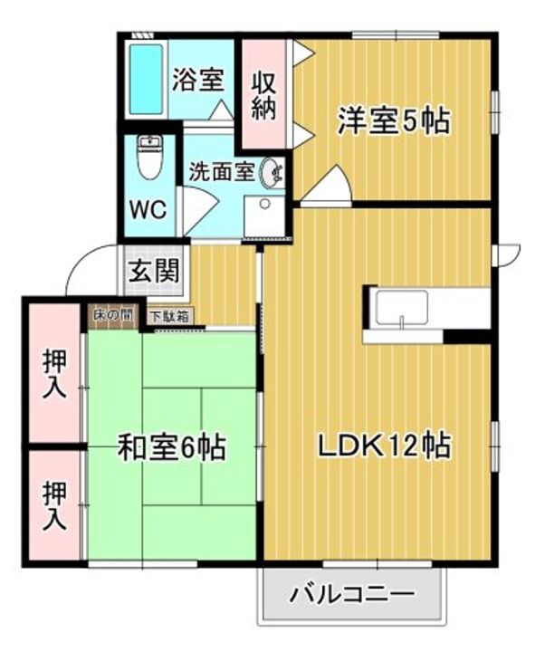 ラフォーレ・ファインCの間取り