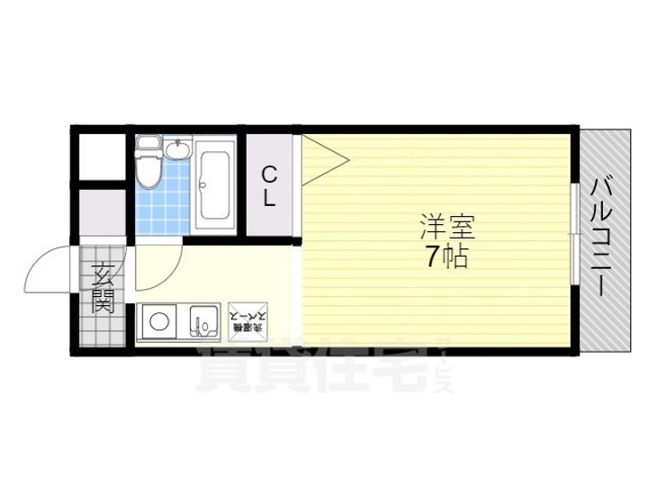 グロースコート香里園の間取り