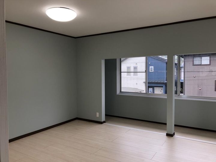 石川ハイツの居間