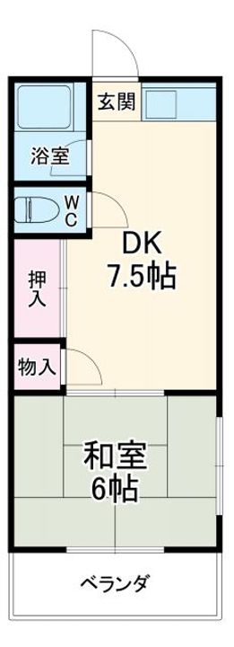 安久荘の間取り