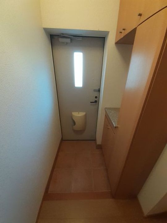 群馬県高崎市下佐野町(アパート)の賃貸物件の玄関