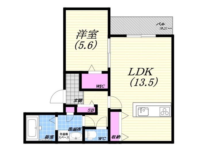 シエーナ芦屋の間取り